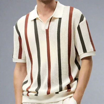 Hollow Breathable Knitted T-shirt