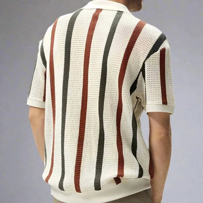 Hollow Breathable Knitted T-shirt