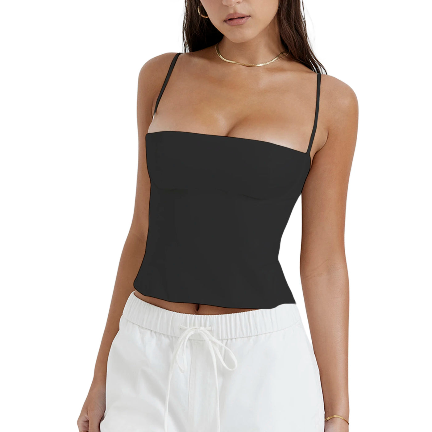 Mia | Zipper Corset Top