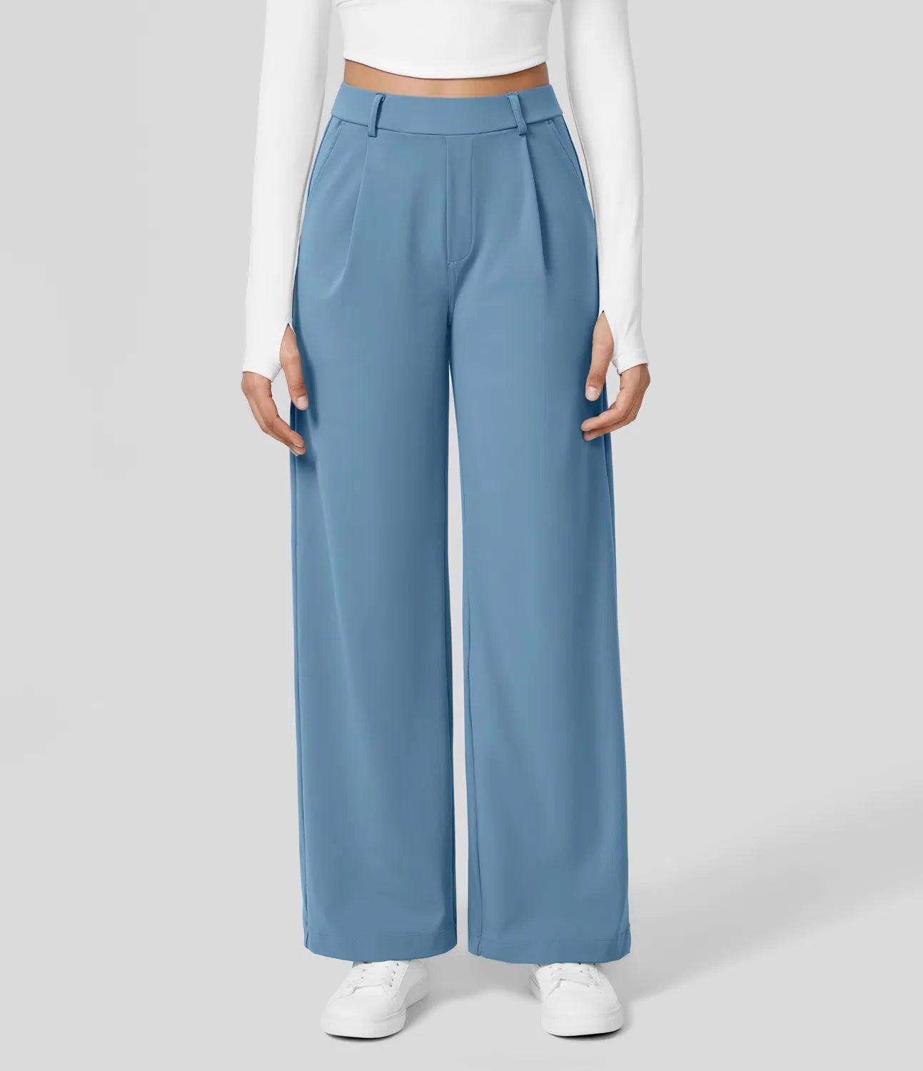 SOFTY | COMFORTABLE TROUSERS WITH WIDE LEGS