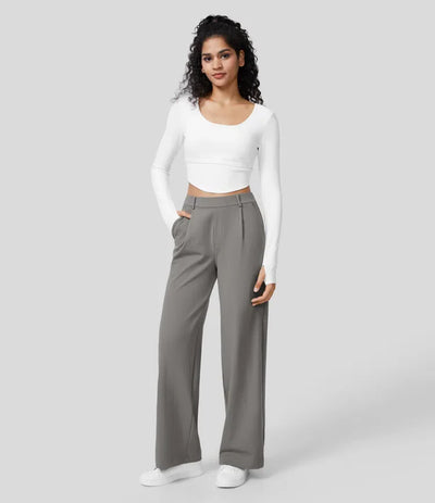 SOFTY | COMFORTABLE TROUSERS WITH WIDE LEGS