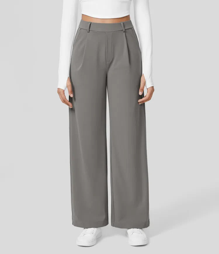 SOFTY | COMFORTABLE TROUSERS WITH WIDE LEGS
