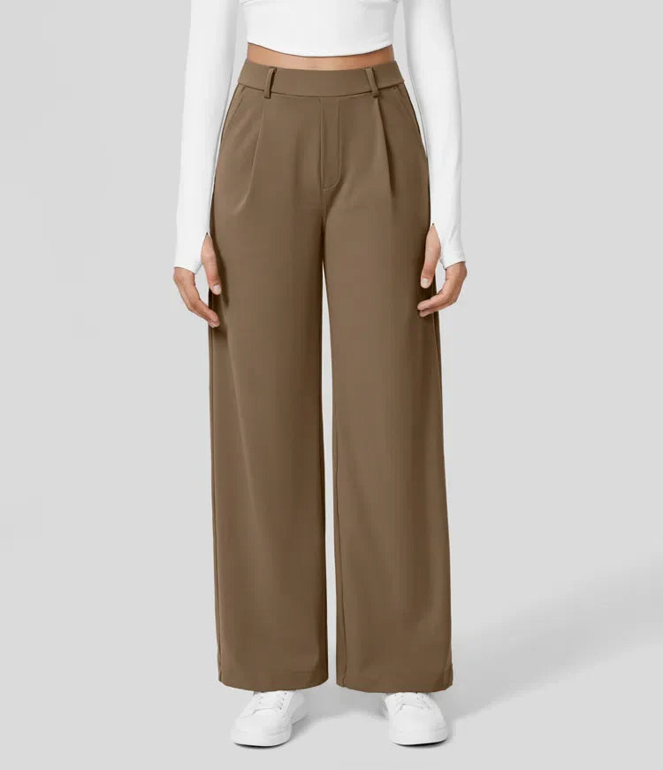 SOFTY | COMFORTABLE TROUSERS WITH WIDE LEGS